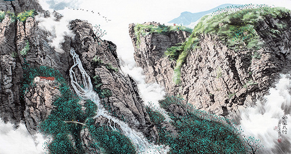 辦公室掛什么畫(huà)最吉利，什么屬相不能掛山水畫(huà)(圖1)