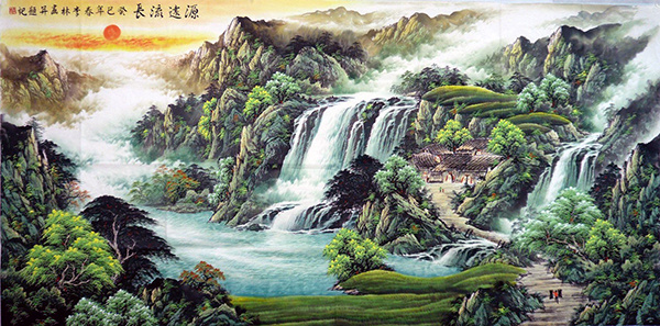 辦公室掛什么畫(huà)最吉利，什么屬相不能掛山水畫(huà)(圖2)