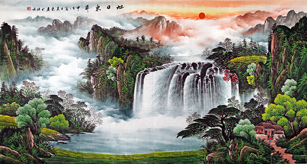 辦公室掛什么畫(huà)最吉利，什么屬相不能掛山水畫(huà)(圖3)