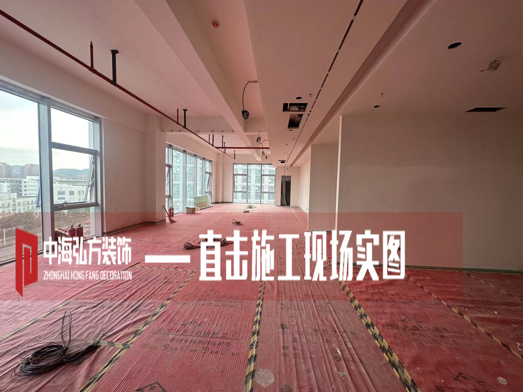 南京瑞騰辦公室裝修項目施工現場(chǎng)（2）(圖8)