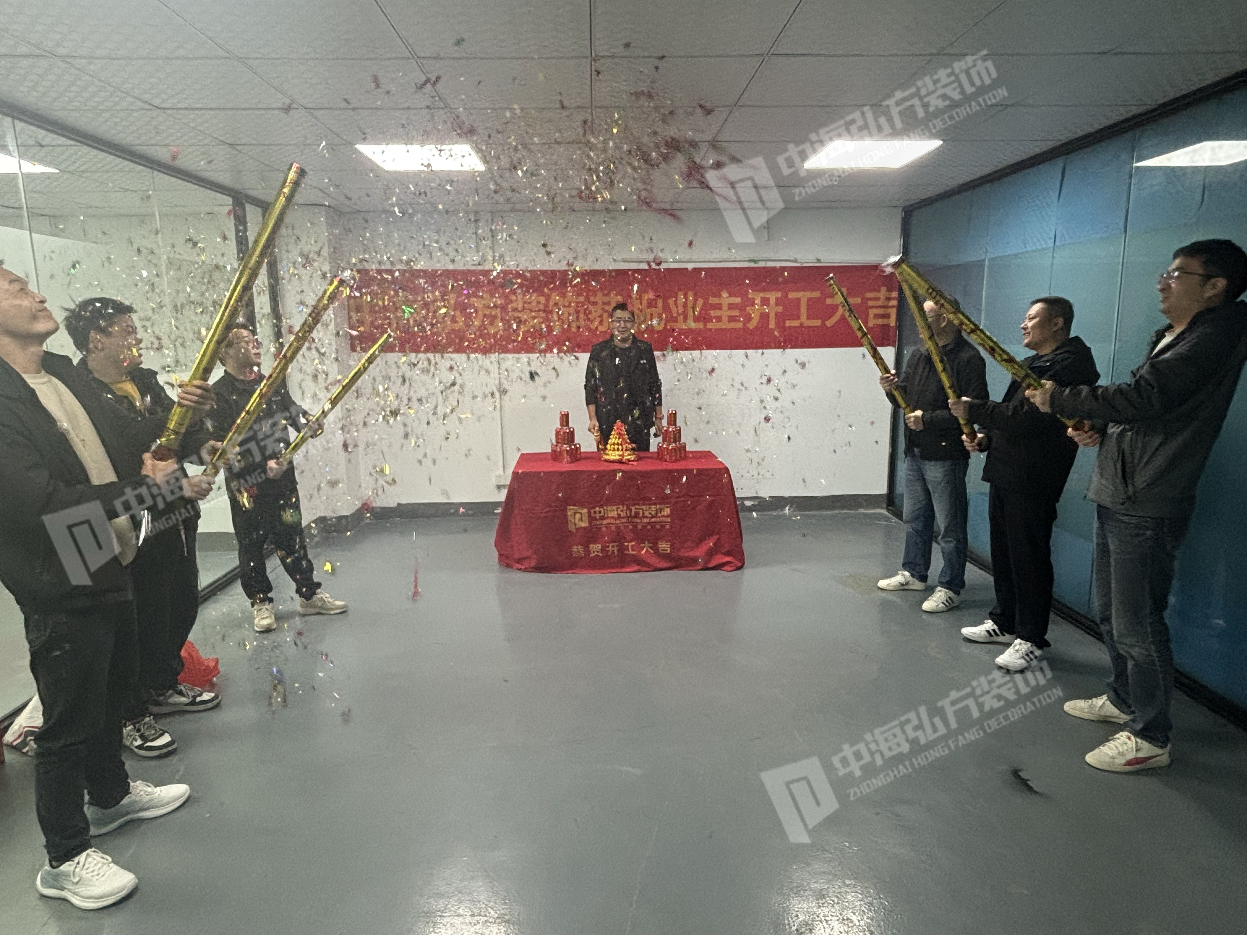  【開(kāi)工大吉】老客戶(hù)新篇章，中海裝飾攜手共創(chuàng  )未來(lái)(圖1)